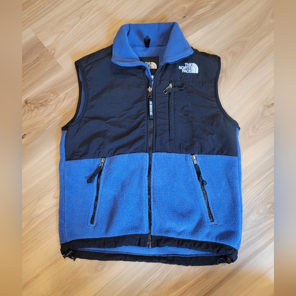 The North Face Blue and Black Vest